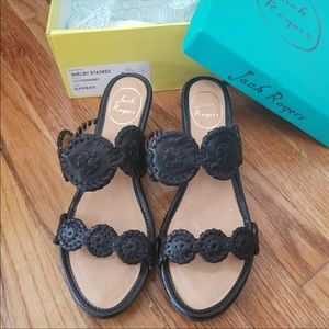 Jack Rogers Shelby wedge size 8
